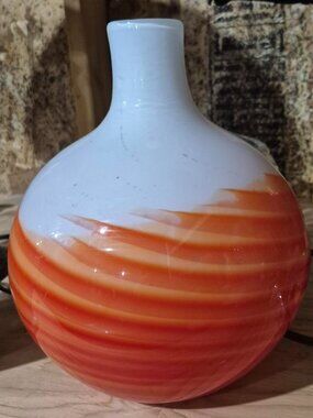 IItalllian Art Glass Vase Great Decor